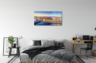 Quadro vetro acrilico Germania Berlin River Mosy