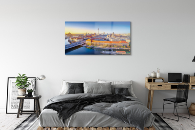 Quadro vetro acrilico Germania Berlin River Mosy