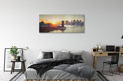 Quadro acrilico River Sunrise River