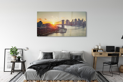 Quadro acrilico River Sunrise River