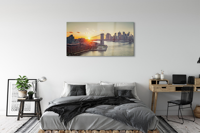 Quadro acrilico River Sunrise River