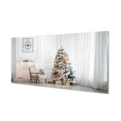 Quadro su vetro acrilico Decorazioni dell'albero di Natale