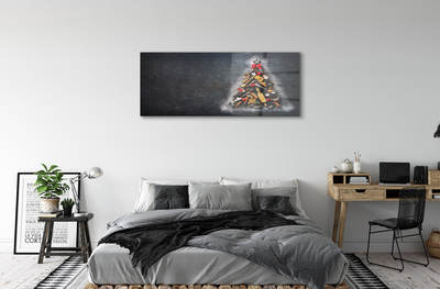 Quadro acrilico Decorazioni dell'albero di Natale