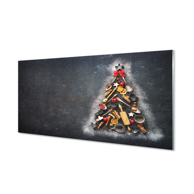 Quadro acrilico Decorazioni dell'albero di Natale