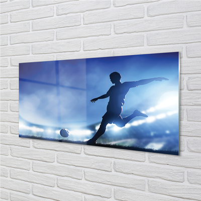 Quadro acrilico Blue Lights Man