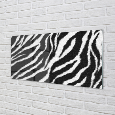 Quadro in vetro acrilico Cappotto zebra