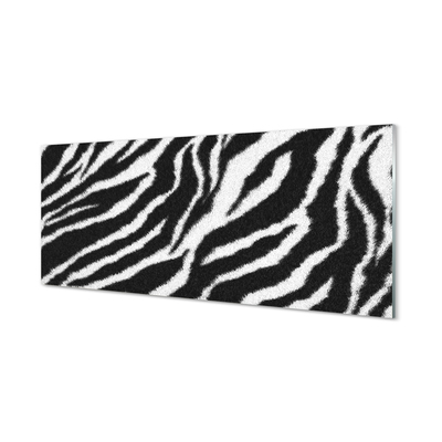 Quadro in vetro acrilico Cappotto zebra