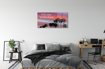 Quadro acrilico Pallms Sunset