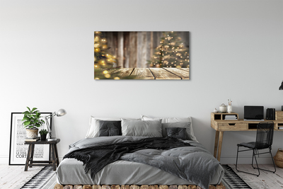 Quadro acrilico Lampade delle tavole degli alberi di Natale