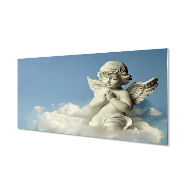 Quadro su vetro acrilico Angel Cloud Sky