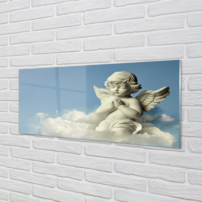 Quadro su vetro acrilico Angel Cloud Sky