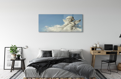 Quadro su vetro acrilico Angel Cloud Sky