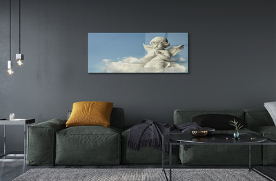 Quadro su vetro acrilico Angel Cloud Sky