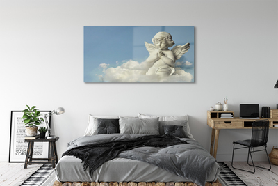 Quadro su vetro acrilico Angel Cloud Sky