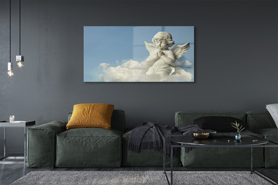 Quadro su vetro acrilico Angel Cloud Sky