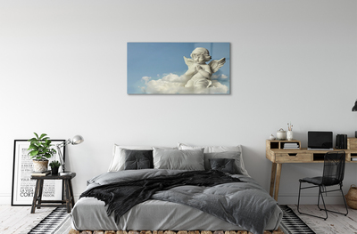 Quadro su vetro acrilico Angel Cloud Sky