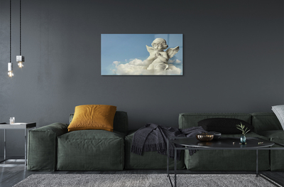 Quadro su vetro acrilico Angel Cloud Sky