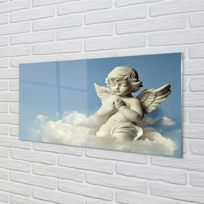 Quadro su vetro acrilico Angel Cloud Sky