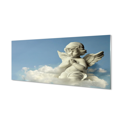 Quadro su vetro acrilico Angel Cloud Sky