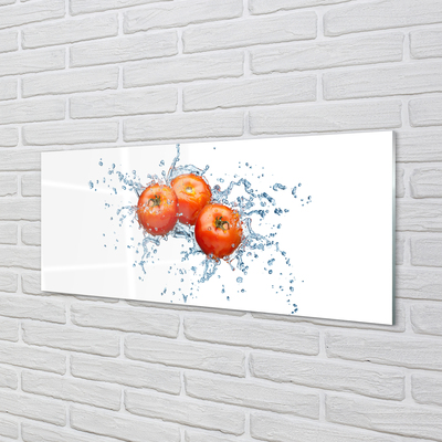 Quadro su vetro acrilico Pomodori acqua