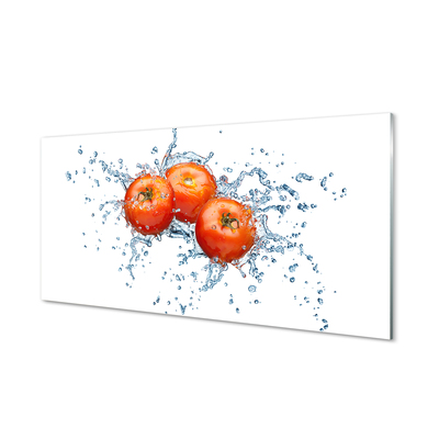 Quadro su vetro acrilico Pomodori acqua