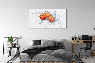 Quadro su vetro acrilico Pomodori acqua