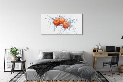 Quadro su vetro acrilico Pomodori acqua