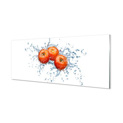 Quadro su vetro acrilico Pomodori acqua