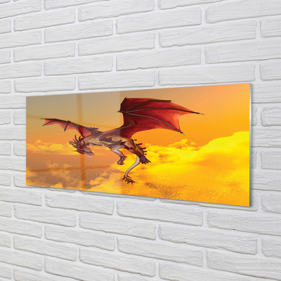 Quadro acrilico Dragon Clouds Heaven