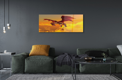 Quadro acrilico Dragon Clouds Heaven