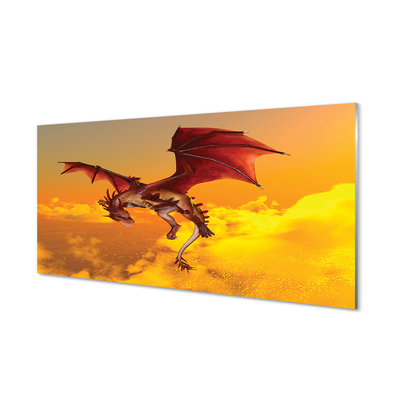 Quadro acrilico Dragon Clouds Heaven