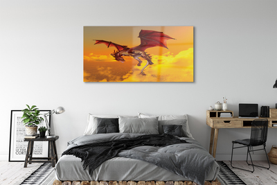 Quadro acrilico Dragon Clouds Heaven