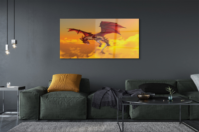 Quadro acrilico Dragon Clouds Heaven