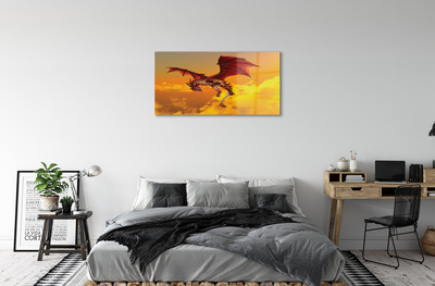 Quadro acrilico Dragon Clouds Heaven