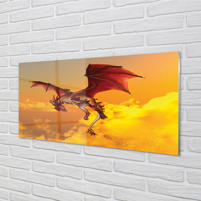 Quadro acrilico Dragon Clouds Heaven