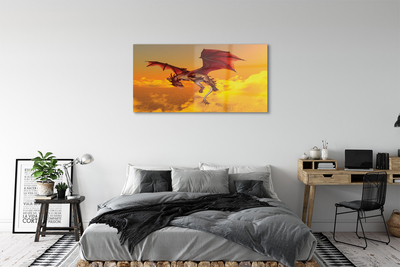 Quadro acrilico Dragon Clouds Heaven