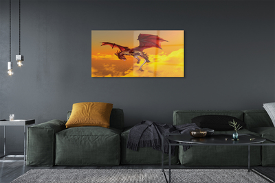 Quadro acrilico Dragon Clouds Heaven