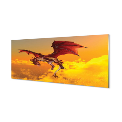 Quadro acrilico Dragon Clouds Heaven