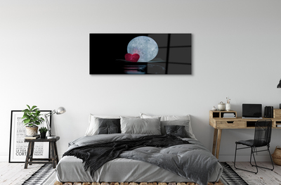 Quadro acrilico Il cuore della luna