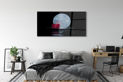 Quadro acrilico Il cuore della luna