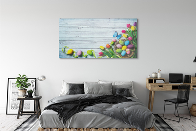 Quadro acrilico Tulips Butterfly