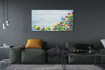 Quadro acrilico Tulips Butterfly