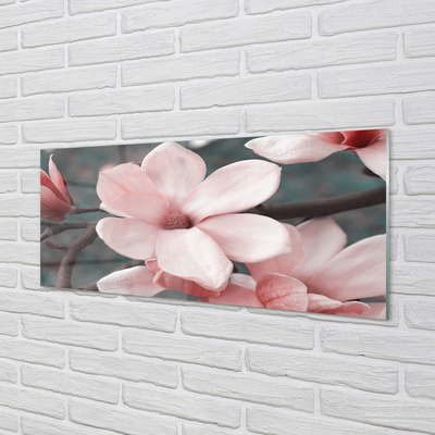 Quadro acrilico Fiori rosa