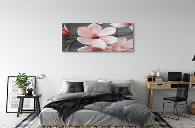 Quadro acrilico Fiori rosa