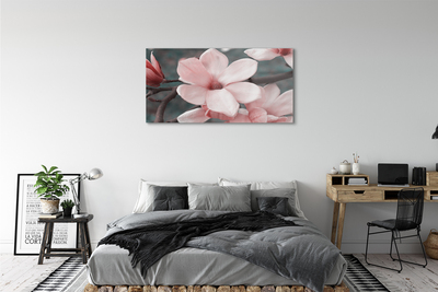 Quadro acrilico Fiori rosa