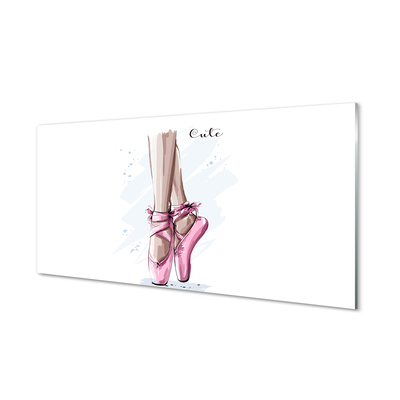 Quadro acrilico Scarpe da balletto rosa