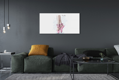 Quadro acrilico Scarpe da balletto rosa