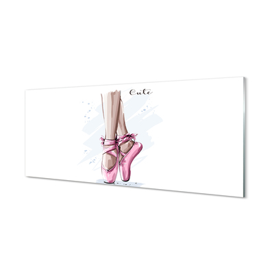 Quadro acrilico Scarpe da balletto rosa