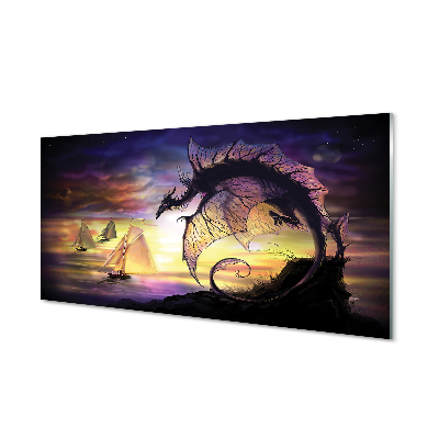 Quadro acrilico Dragon Sea Shutters