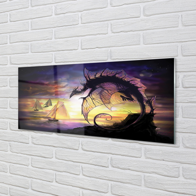 Quadro acrilico Dragon Sea Shutters